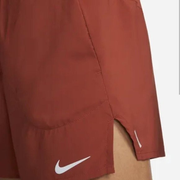Nike Flex Stride 5'' Rugged Orange Mens Running Shorts CJ5453-832 Size M NEW - Picture 12 of 14